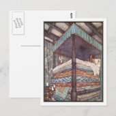 Die wahre Prinzessin von Edmund Dulac Postkarte (Vorne/Hinten)