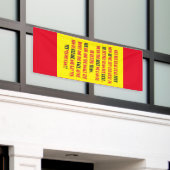 Die wahre Sache ist hier die Poster-Druckart Art Banner (Äußeres Gebäude)