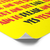 Die wahre Sache ist hier die Poster-Druckart Art Poster (Ecke)