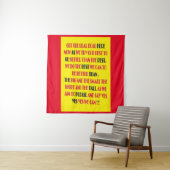 Die wahre Sache ist hier die Poster-Druckart Art Wandteppich (Beispiel)