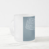 Die wahre Soldat-Tasse Mattglastasse (Vorderseite Links)