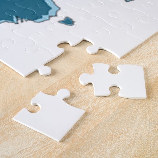 Die wahre Weltkarte Puzzle (Seite)