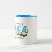 die wahren Zahlen der Dysautonomie-Tasse Zweifarbige Tasse (Mittel)