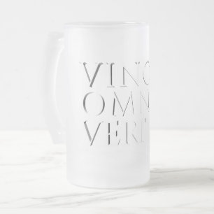 DIE WAHRHEIT BESIEGT ALLES - Light Frosted Glass B Mattglas Bierglas