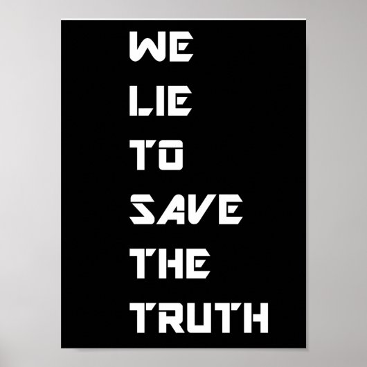 DIE WAHRHEIT gerettet Poster (Vorne)
