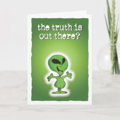 Die Wahrheit ist da draußen Karte (Vorderseite)