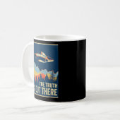 Die Wahrheit ist draußen TShirt Area 51 Alien UFO Kaffeetasse (Vorderseite Links)