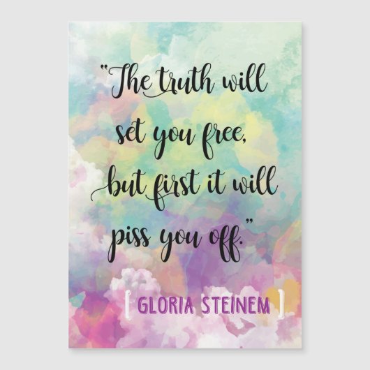 "Die Wahrheit..." Karte (Vorderseite)