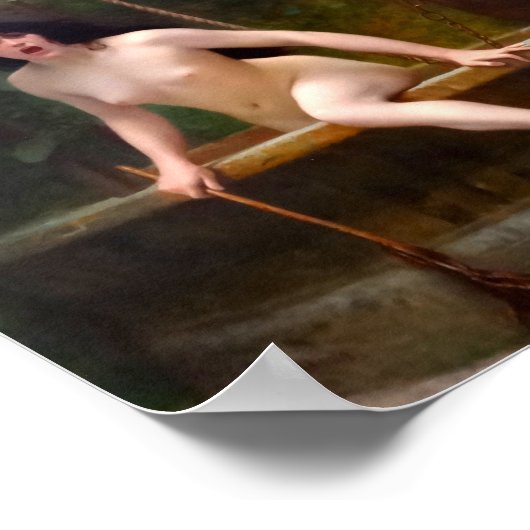 Die Wahrheit kommt aus ihrem Brunnen - Jean-Leon G Poster (Ecke)