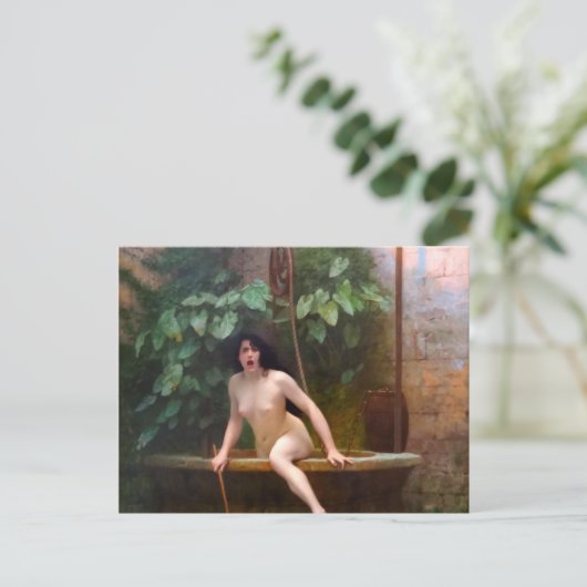 Die Wahrheit kommt aus ihrem Brunnen - Jean-Leon G Postkarte (Stehend Vorderseite)