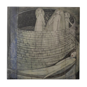 Die Wahrheit liegt am unteren Ende des Brunnens Fliese