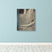 Die Wahrheit liegt am unteren Ende des Brunnens Leinwanddruck (Insitu (Holzboden))