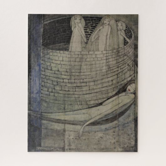 Die Wahrheit liegt am unteren Ende des Brunnens Puzzle (Vertikal)