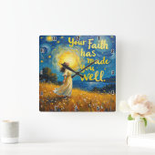 Die Wahrheit Set dir frei Quadratische Wanduhr (Zuhause)