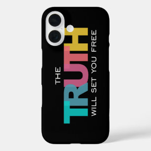 Die Wahrheit Set dir Freude iPhone 16 Hülle