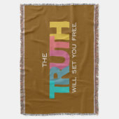 Die Wahrheit Set dir Freude Decke (Vorderseite Vertikal)