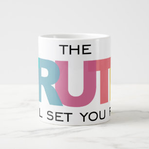 Die Wahrheit Set dir Freude Jumbo-Tasse