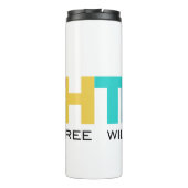 Die Wahrheit Set dir Freude Thermosbecher (Rückseite)