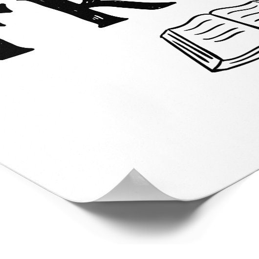 Die Wahrheit Set dir kostenloses Kunstposter Poster (Ecke)