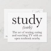 Die Wahrheit über das Lernen Postkarte (Vorne/Hinten)