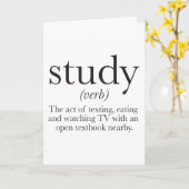 Die Wahrheit über das Studieren Karte (Gelbe Blume)