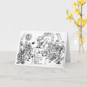 Die Wahrheit über die Bibel (Cartoon) Karte (Gelbe Blume)