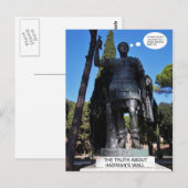 Die Wahrheit über Hadrians Mauer. Postkarte (Vorne/Hinten)