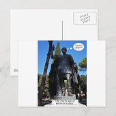 Die Wahrheit über Hadrians Mauer. Postkarte (Vorne/Hinten)