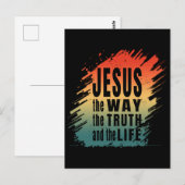 DIE WAHRHEIT UND DAS LEBEN POSTKARTE (Vorne/Hinten)