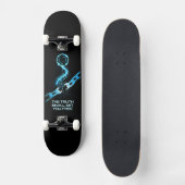 Die Wahrheit wird euch frei machen Christlich Skateboard (Vorderseite)