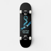 Die Wahrheit wird euch frei machen Christlich Skateboard (Vorderseite)