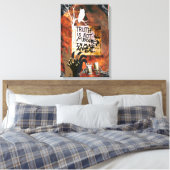 Die Wahrheit wird nicht im Massenanreiz gemessen Leinwanddruck (Insitu (Schlafzimmer))