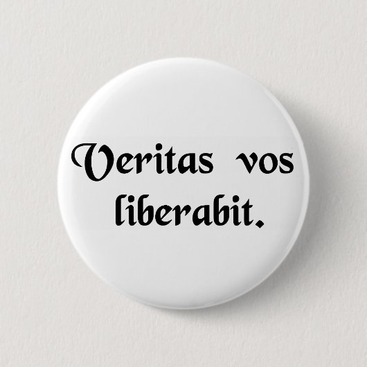 Die Wahrheit wird Set Sie frei Button (Vorderseite)