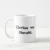 Die Wahrheit wird Set Sie frei Kaffeetasse (Links)