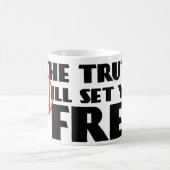 Die Wahrheit wird Set Sie frei Kaffeetasse (Mittel)