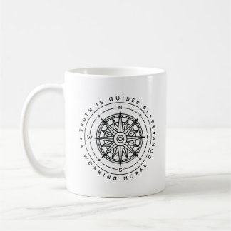 Die Wahrheit wird von einem funktionierenden moral Kaffeetasse