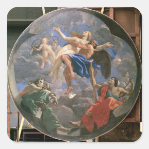 Die Wahrheit wird von Zeit weg über die Reichweite Quadratischer Aufkleber