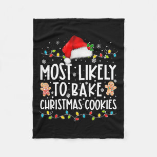 Die Wahrscheinlichkeit Weihnachtskekse zu backen i Fleecedecke