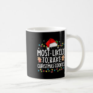 Die Wahrscheinlichkeit Weihnachtskekse zu backen i Kaffeetasse