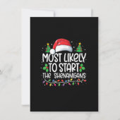 Die wahrscheinlichste Art, die Weihnachtsbrunnen d Einladung (Vorderseite)