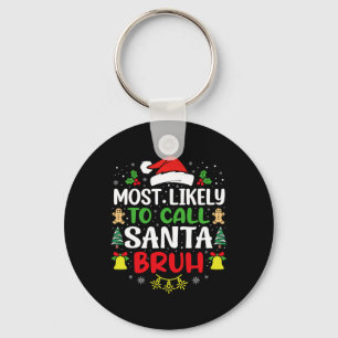 Die wahrscheinlichste Art, Weihnachtsfamilie Santa Schlüsselanhänger