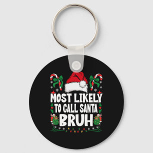 Die wahrscheinlichste Art, Weihnachtsfamilie Santa Schlüsselanhänger