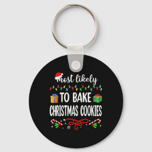 Die wahrscheinlichste Art Weihnachtskekse zu backe Schlüsselanhänger