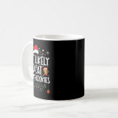 Die wahrscheinlichste Art, Weihnachtsmatte des Wei Kaffeetasse (Vorderseite Links)
