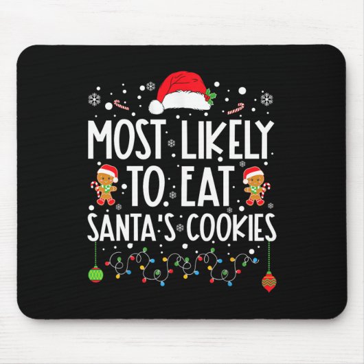 Die wahrscheinlichste Art, Weihnachtsmatte des Wei Mousepad (Vorne)