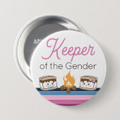 Die Wahrung des Geschlechts enthüllt S'more Button (Vorne & Hinten)