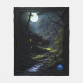 Die Waldbewohner von AI Concept Art von Xzendor7 Fleecedecke (Vorderseite)