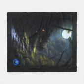 Die Waldbewohner von AI Concept Art von Xzendor7 Fleecedecke (Vorderseite (Horizontal))