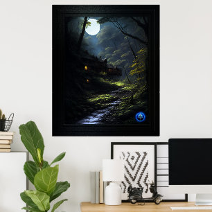 Die Waldbewohner von AI Concept Art von Xzendor7 Poster