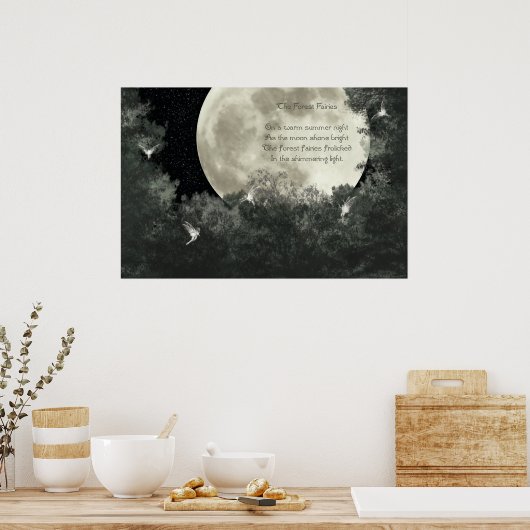 Die Waldbrände Poster (Küche)